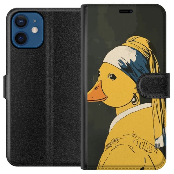 Yhteensopiva Lompakkokotelo Apple iPhone 12 Tyylikäs Ankka