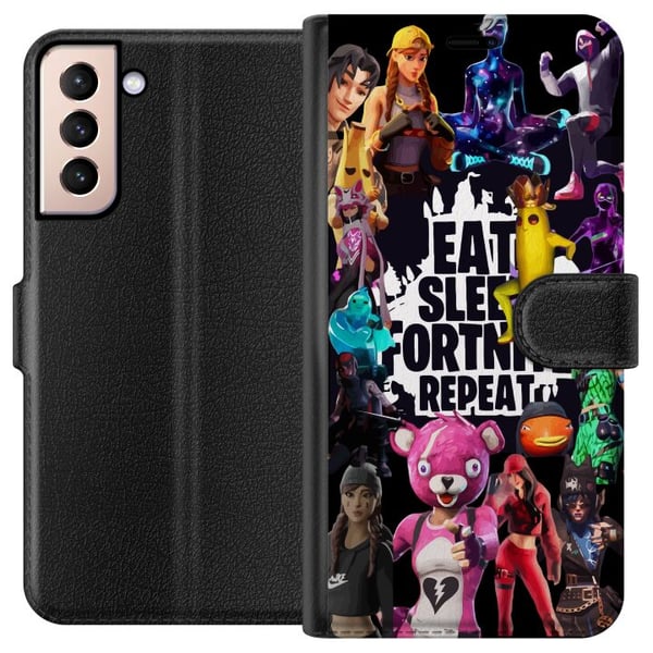 Kompatibelt Plånboksfodral till Samsung Galaxy S21 Fortnite