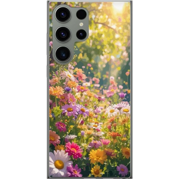 Kompatibel Mobilcover til Samsung Galaxy S23 Ultra Blomstrende have Kompatibel Mobilcover til Samsung Galaxy S23 Ultra Blomstrende have