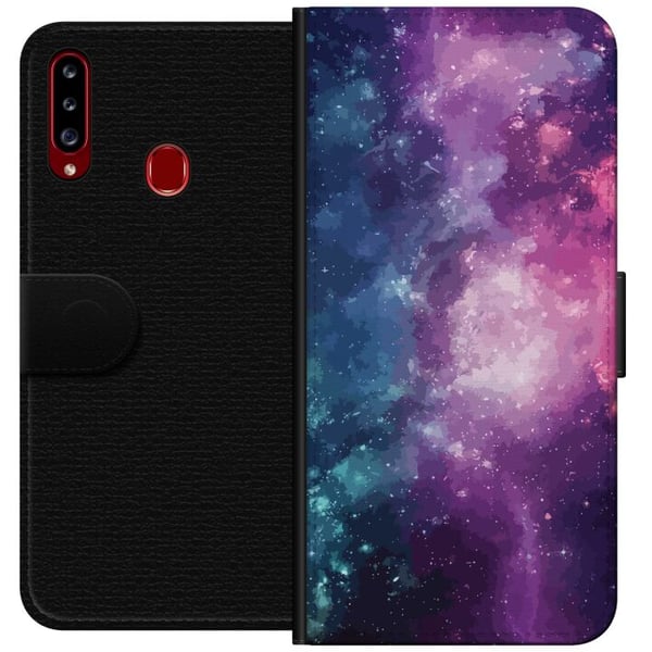 Kompatibelt Lommeboketui til Samsung Galaxy A20s Nebula