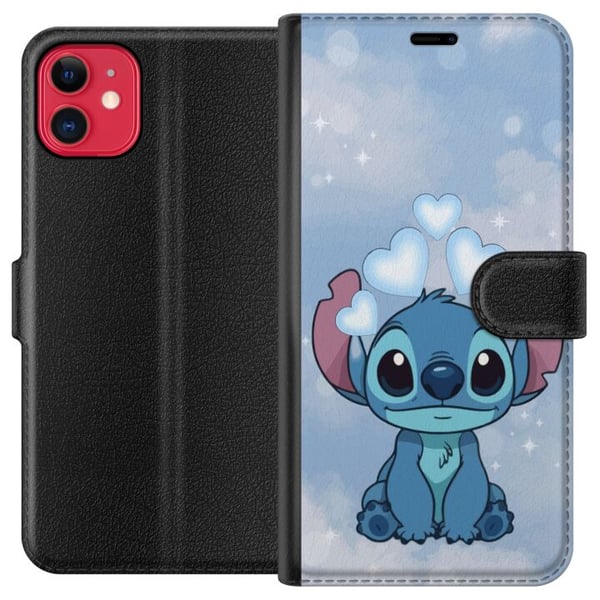Kompatibelt Plånboksfodral till Apple iPhone 11 Stitch Hoppande Glädje – Rolig Design för Present Kompatibelt Plånboksfodral till Apple iPhone 11 Stitch Hoppande Glädje – Rolig Design för Present