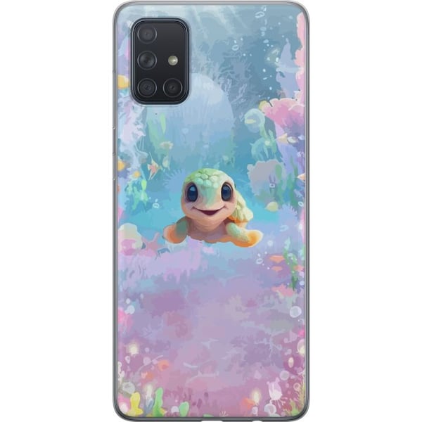 Kompatibel Mobilcover til Samsung Galaxy A71 skildpadde