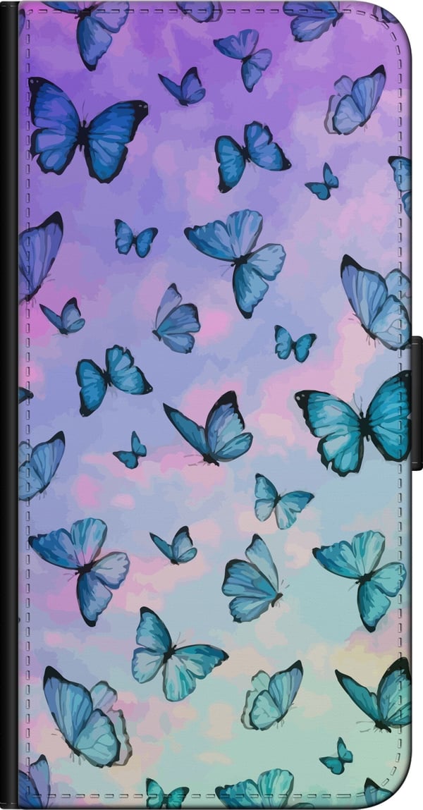 Kompatibel Tegnebogsetui til OnePlus 9 Pro Sommerfugle