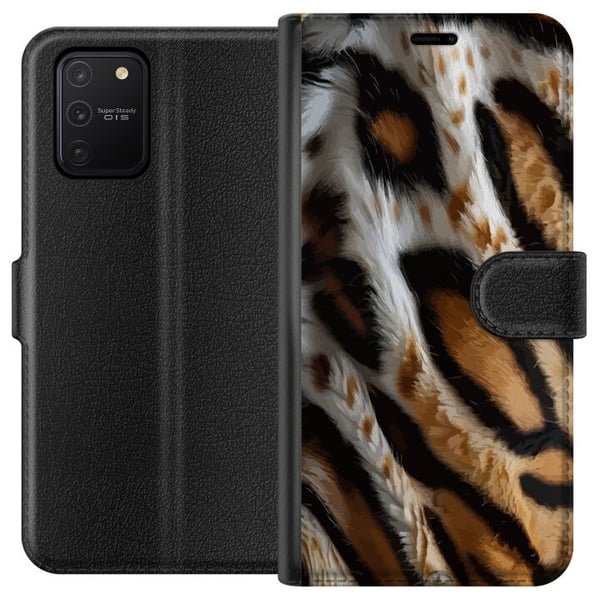 Kompatibelt Lommeboketui til Samsung Galaxy S10 Lite Tigermønster safaridyr Kompatibelt Lommeboketui til Samsung Galaxy S10 Lite Tigermønster safaridyr