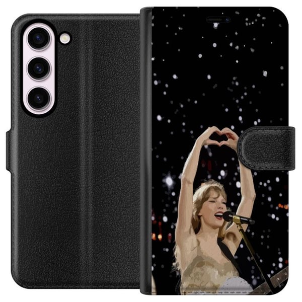 Kompatibel Tegnebogsetui til Samsung Galaxy S23 Taylor Swift Kompatibel Tegnebogsetui til Samsung Galaxy S23 Taylor Swift