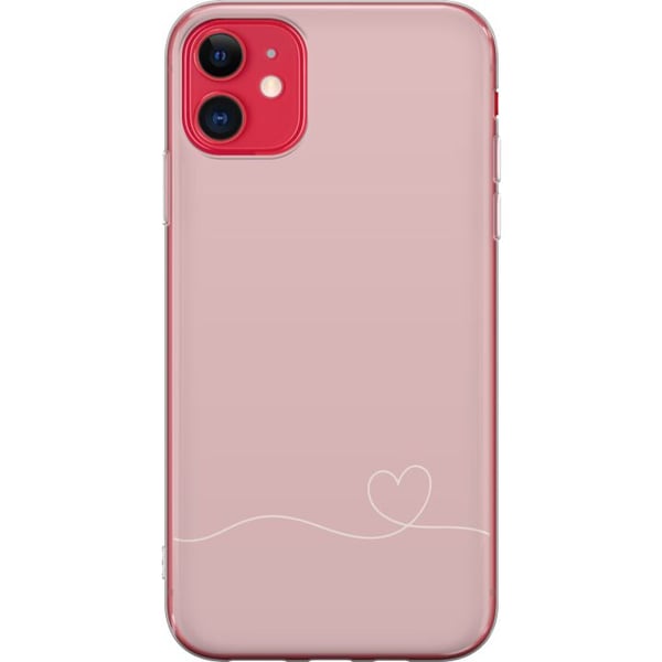 Kompatibelt Mobildeksel til Apple iPhone 11 Rosa Hjärna Design