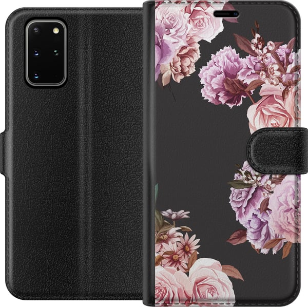 Yhteensopiva Lompakkokotelo Samsung Galaxy S20+ Kukat
