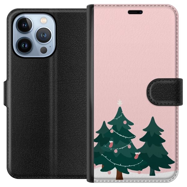 Yhteensopiva Lompakkokotelo Apple iPhone 13 Pro Joulukuusia Hyvää Joulua