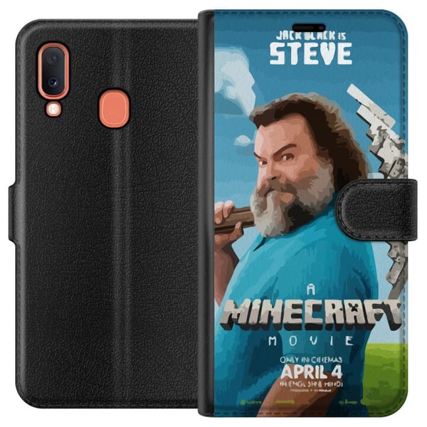 Kompatibelt Plånboksfodral till Samsung Galaxy A20e A Minecraft Movie Kompatibelt Plånboksfodral till Samsung Galaxy A20e A Minecraft Movie