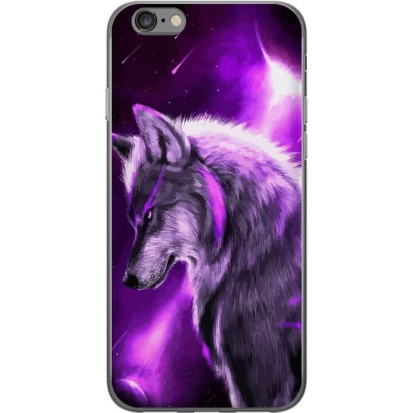 Kompatibelt Mobilskal till Apple iPhone 6s Lila Varg