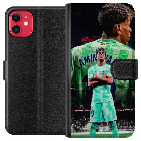 Kompatibelt Plånboksfodral till Apple iPhone 11 Barcelona Yamal matchtröja fotboll junior