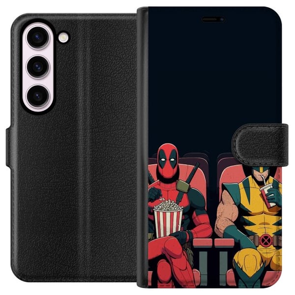 Kompatibelt Lommeboketui til Samsung Galaxy S23 Deadpool & Wolverine