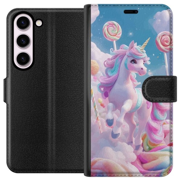 Kompatibel Tegnebogsetui til Samsung Galaxy S23 Enhörning Candy Pastell Kawaii Motiv Söt Populär Färg Kompatibel Tegnebogsetui til Samsung Galaxy S23 Enhörning Candy Pastell Kawaii Motiv Söt Populär Färg
