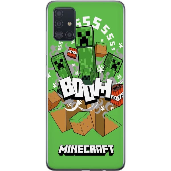 Kompatibel Mobilcover til Samsung Galaxy A51 Minecraft Boom