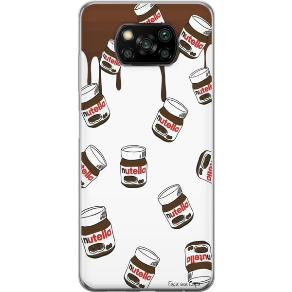 Kompatibel Mobilcover til Xiaomi Poco X3 NFC Nutella Kawaii Dessert Sød Sød