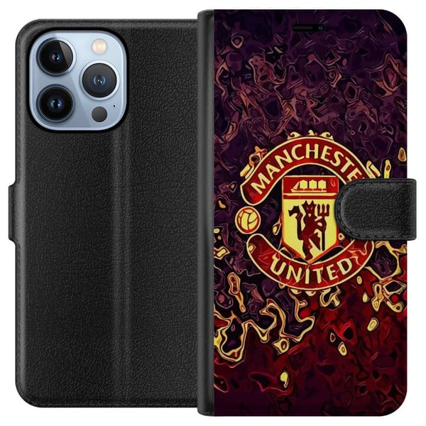 Yhteensopiva Lompakkokotelo Apple iPhone 13 Pro Manchester United Yhteensopiva Lompakkokotelo Apple iPhone 13 Pro Manchester United