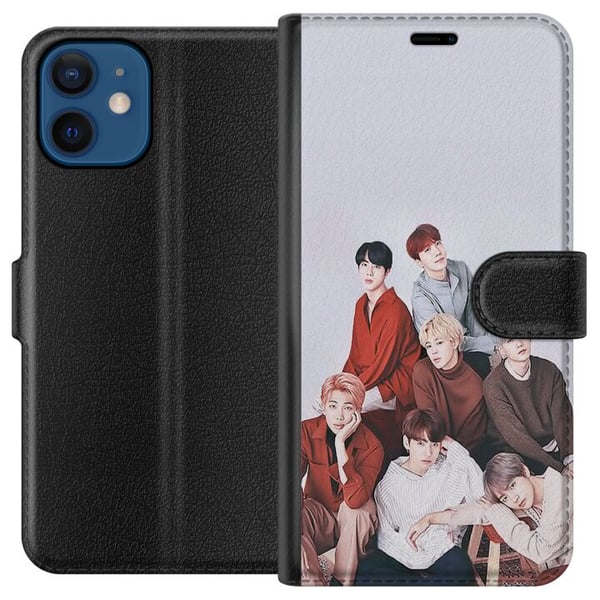 Kompatibel Tegnebogsetui til Apple iPhone 12 K-POP BTS
