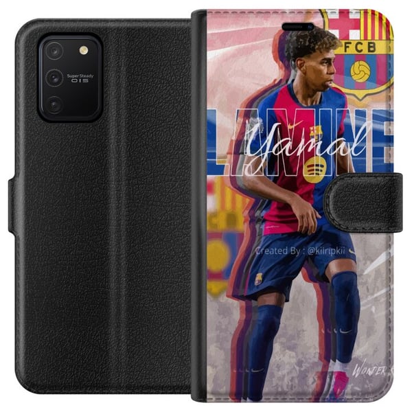 Kompatibelt Lommeboketui til Samsung Galaxy S10 Lite Lamine Yamal FCB Kompatibelt Lommeboketui til Samsung Galaxy S10 Lite Lamine Yamal FCB