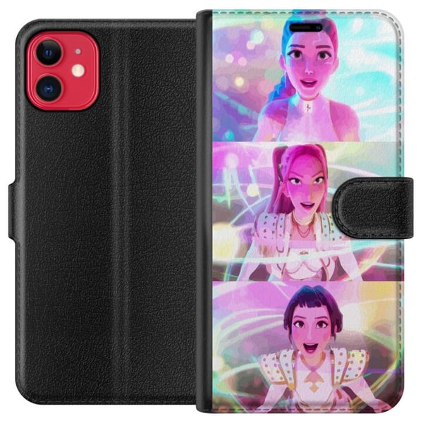 Kompatibelt Plånboksfodral till Apple iPhone 11 KPop Demon Hunters samlardocka limited ed.