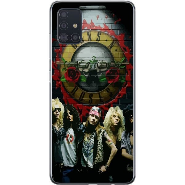 Kompatibel Mobilcover til Samsung Galaxy A51 Guns N Roses Rockband Guitar Musik