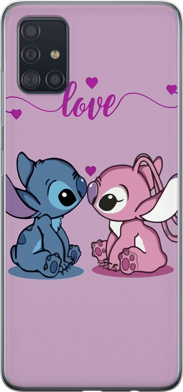 Kompatibelt Mobildeksel til Samsung Galaxy A51 Lilo & Stitch – Angel Edition