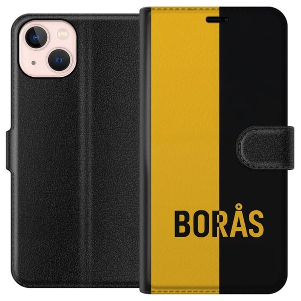 Kompatibelt Lommeboketui til Apple iPhone 13 mini Borås - fotball Kompatibelt Lommeboketui til Apple iPhone 13 mini Borås - fotball