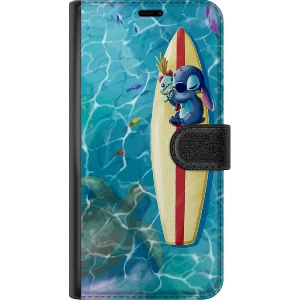 Yhteensopiva Lompakkokotelo Samsung Galaxy S9+ Stitch lepää surffilaudalla turkoosissa vedessä kesäiseen tyyliin