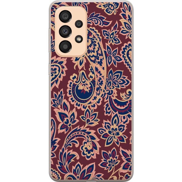 Yhteensopiva Puhelinkuori Samsung Galaxy A33 5G Paisley itämainen kuvio boho intialainen kuvio vintage koristeet kukat retro tekstiili tapetti korist