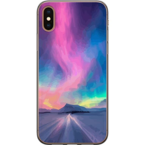 Yhteensopiva Puhelinkuori Apple iPhone XS Revontuli Yhteensopiva Puhelinkuori Apple iPhone XS Revontuli