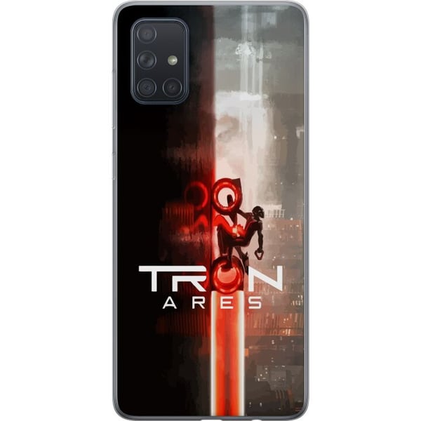 Kompatibel Mobilcover til Samsung Galaxy A71 Tron Ares elektrisk gitterstil, moderne sci-fi-design med stærke farver, lyseffekter og digital stemning