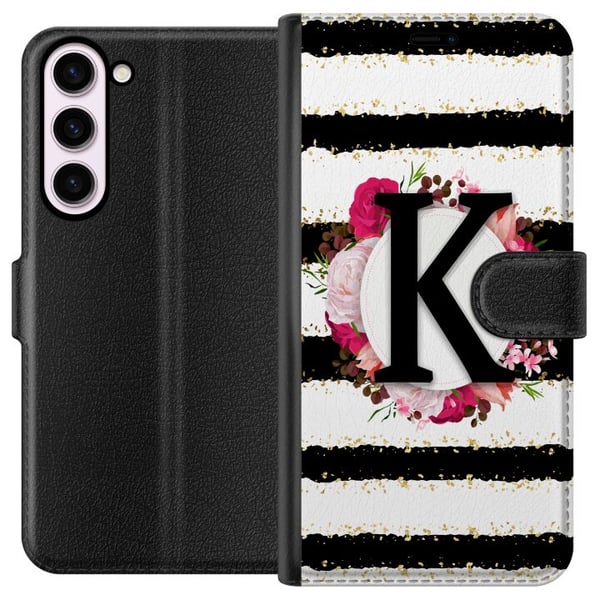 Kompatibel Tegnebogsetui til Samsung Galaxy S23+ Bogstavet K