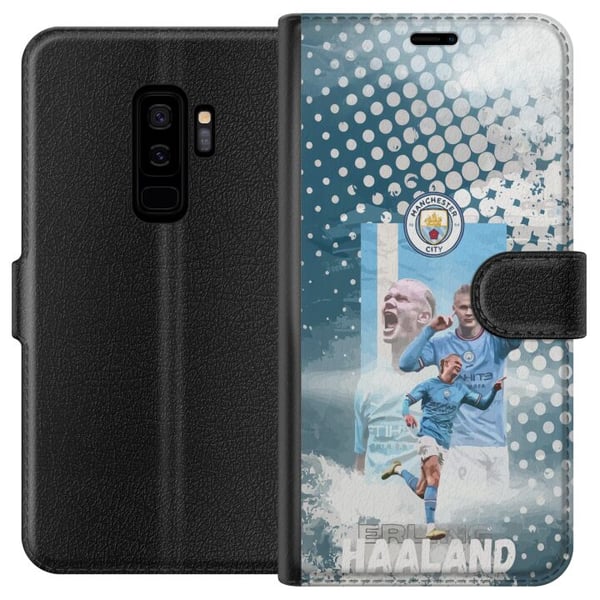 Kompatibelt Plånboksfodral till Samsung Galaxy S9+ Erling Haaland Manchester City Norge målgaranti enorm fysik och sylvassa avslut som gör honom till Kompatibelt Plånboksfodral till Samsung Galaxy S9+ Erling Haaland Manchester City Norge målgaranti enorm fysik och sylvassa avslut som gör honom till
