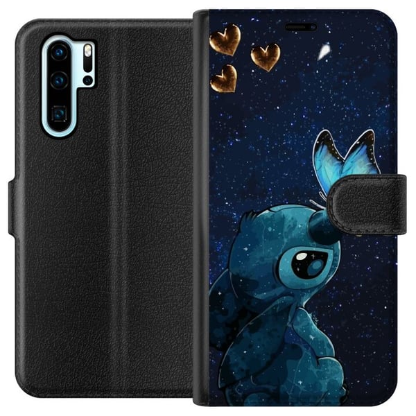Yhteensopiva Lompakkokotelo Huawei P30 Pro Stitch perhonen