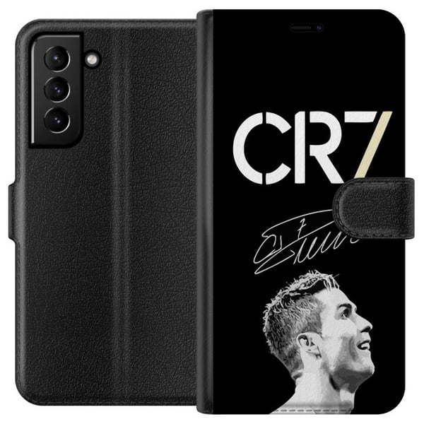 Kompatibelt Lommeboketui til Samsung Galaxy S21+ 5G CR7 Ronaldo Kompatibelt Lommeboketui til Samsung Galaxy S21+ 5G CR7 Ronaldo