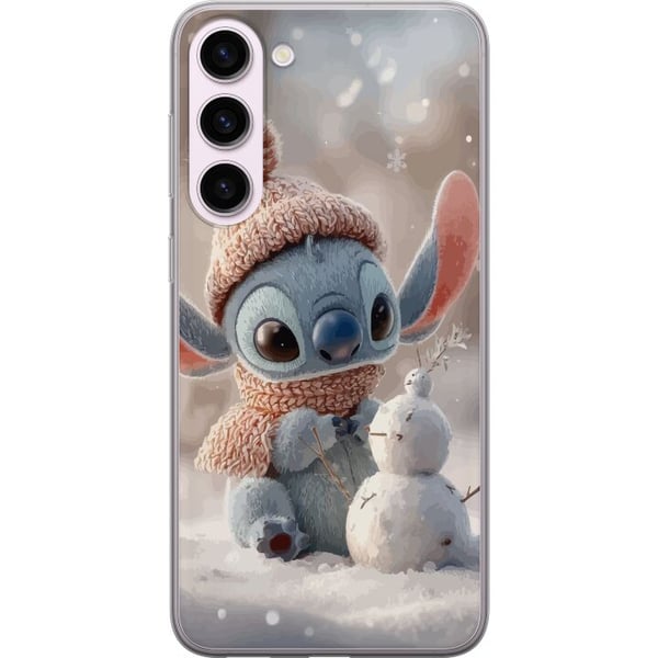 Yhteensopiva Puhelinkuori Samsung Galaxy S23+ Stitch lumiukko talvi söpö sininen avaruusolento kawaii joulu kodikas lumi söpö loma suloinen juliste