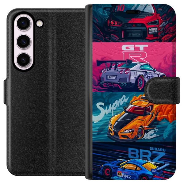 Kompatibelt Lommeboketui til Samsung Galaxy S23 Subaru Racing Kompatibelt Lommeboketui til Samsung Galaxy S23 Subaru Racing