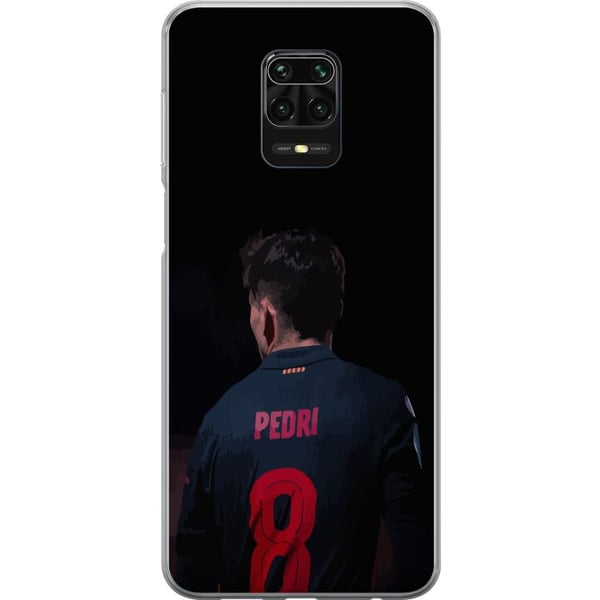 Kompatibel Mobilcover til Xiaomi Redmi Note 9S Pedri FC Barcelona Fodbold Spansk Midtbanespiller Mål Sportsmotivation Fans Børn Ungdom
