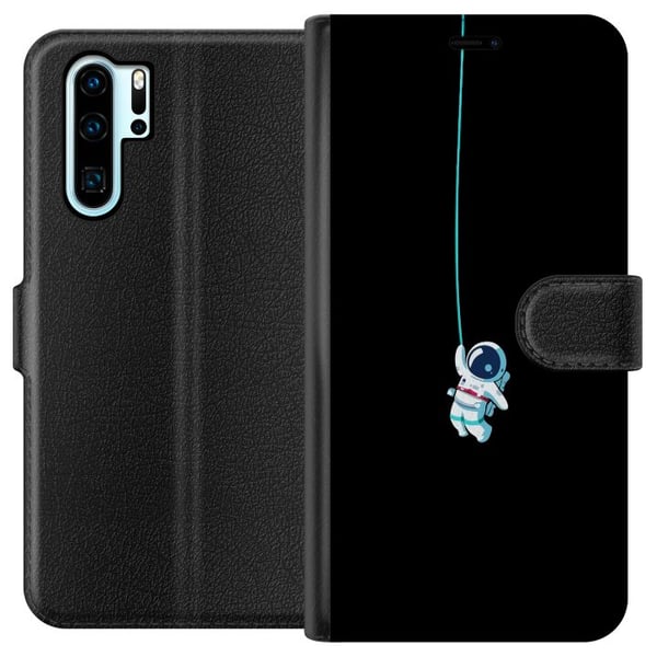 Yhteensopiva Lompakkokotelo Huawei P30 Pro Avaruusmies