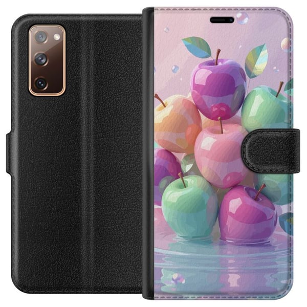 Kompatibelt Lommeboketui til Samsung Galaxy S20 FE Magiske epler Fantasy Eventyrfrukt