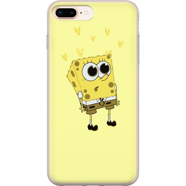 Kompatibel Mobilcover til Apple iPhone 8 Plus SvampeBob Firkant Kompatibel Mobilcover til Apple iPhone 8 Plus SvampeBob Firkant