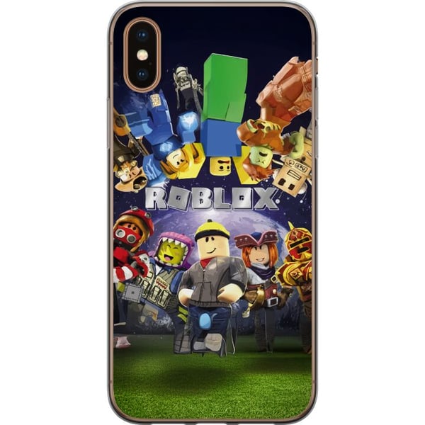 Kompatibel Mobilcover til Apple iPhone XS Roblox Verden - Gaming Eventyr for Børn og Unge