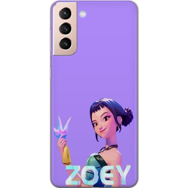 Kompatibelt Mobildeksel til Samsung Galaxy S21 Kpop Demonjegere Zoey Krystallvåpen Mystisk glød Idolestetikk Kompatibelt Mobildeksel til Samsung Galaxy S21 Kpop Demonjegere Zoey Krystallvåpen Mystisk glød Idolestetikk