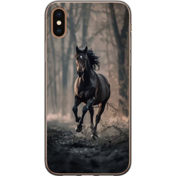 Yhteensopiva Puhelinkuori Apple iPhone XS Juokseva Hevonen Yhteensopiva Puhelinkuori Apple iPhone XS Juokseva Hevonen