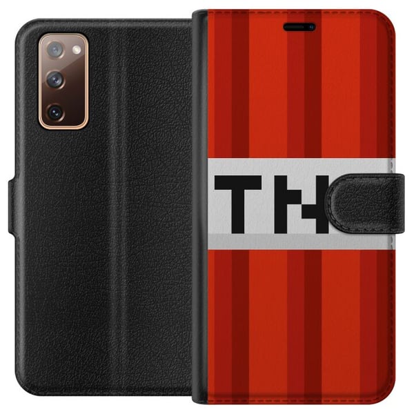 Kompatibelt Plånboksfodral till Samsung Galaxy S20 FE Minecraft TNT