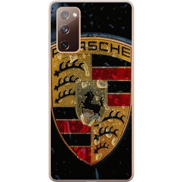 Kompatibelt Mobilskal till Samsung Galaxy S20 FE Porsche crest poster luxury car emblem sportbil logo Stuttgart klassisk retro design bil brand art