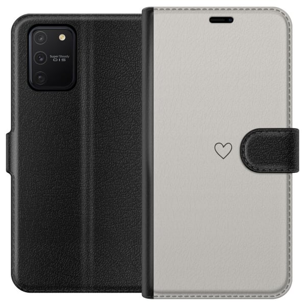 Kompatibelt Lommeboketui til Samsung Galaxy S10 Lite Litet Hjärta Kompatibelt Lommeboketui til Samsung Galaxy S10 Lite Litet Hjärta