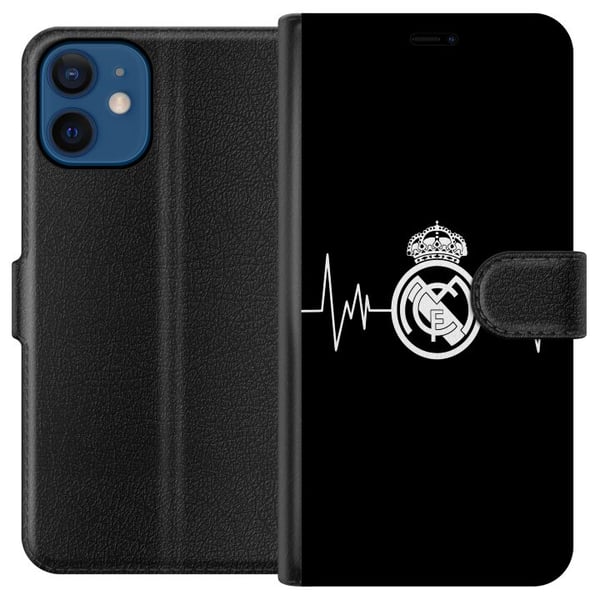 Kompatibelt Lommeboketui til Apple iPhone 12 Real Madrid CF