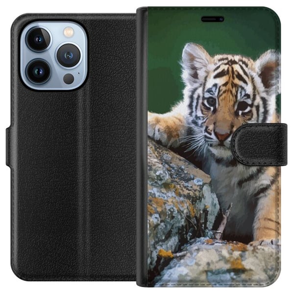 Yhteensopiva Lompakkokotelo Apple iPhone 13 Pro Tiikeri Yhteensopiva Lompakkokotelo Apple iPhone 13 Pro Tiikeri