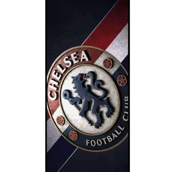 Yhteensopiva Lompakkokotelo Apple iPhone 13 Pro Chelsea FC:n 3D-tyylinen tunnus, jossa on sinisiä, valkoisia ja punaisia yksityiskohtia, jotka luovat