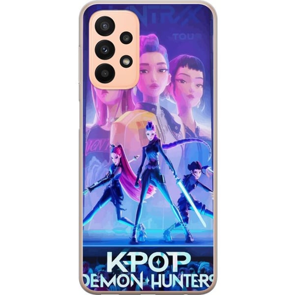 Kompatibelt Mobildeksel til Samsung Galaxy A23 Dukke KPop Demon Hunters animekarakter
